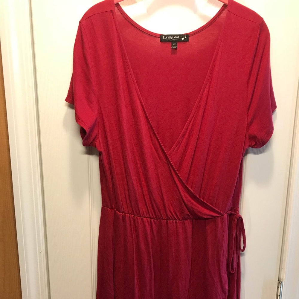 XL Red Living Doll Dress